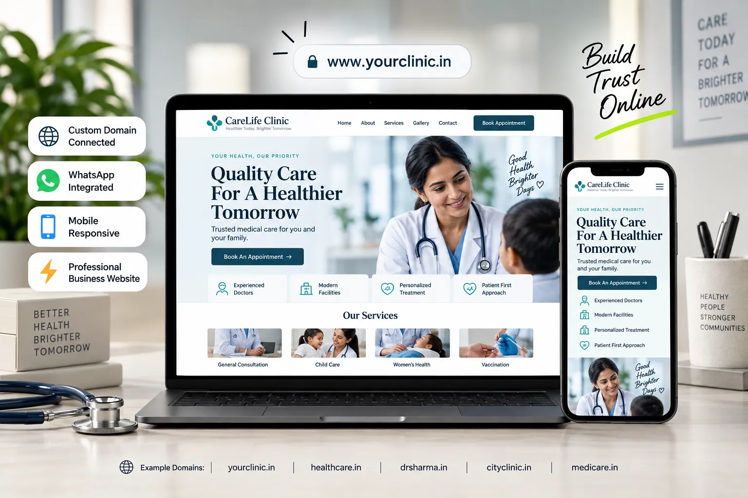 Professional Clinic Website