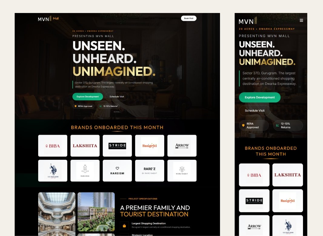MVN Mall project screenshot